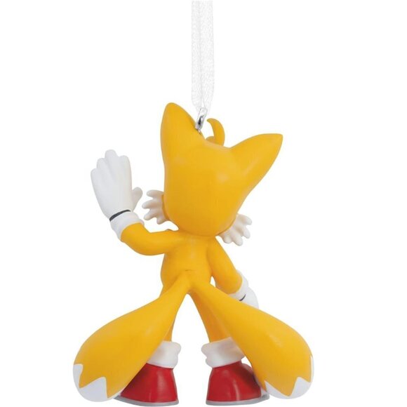 Hallmark Yellow Resin Sonic The Hedgehog Tails‎ Christmas Tree Hanging Ornament - Picture 5 of 5